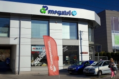 Megatel logo 3D z podświeteleniem LED 2