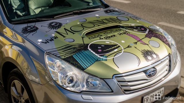 Oklejanie samochodu Subaru Outback