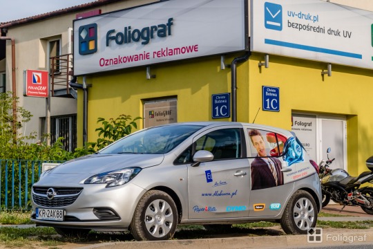 Oklejenie samochodu Opel Corsa - lewy bok