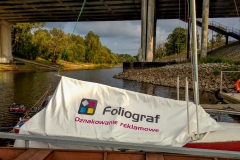 Harcerska Omega z namiotem - prawa burta