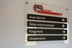Szyld z pleksi Termanowscy