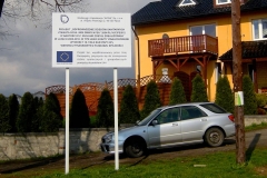 Pamiątkowa tablica projektu UE