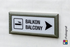 Tabliczki przydrzwiowe druk UV podświetlane