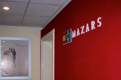Logo 3D Mazars - styrodur