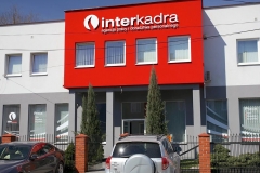 Interkadra logo przestrzenne z pcv.