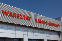 Litery przestrzenne pcv + dystanse