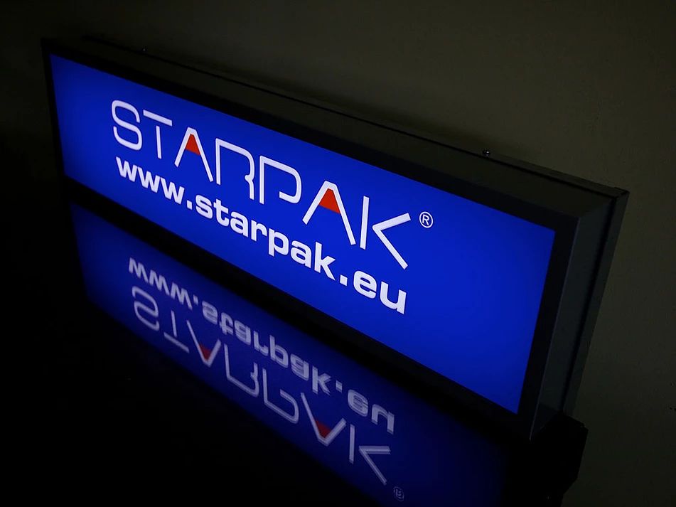 Toppery z logo STARPAK dla Euro-Trade